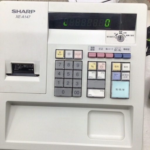 業務用レジスター　SHARP XE-A147