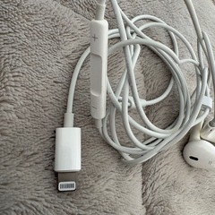 iPhone純正イヤホンLightningの画像