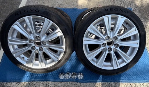 ガリ傷無し　トヨタ アルファード純正 18インチ　ブリヂストンレグノ225/45R18