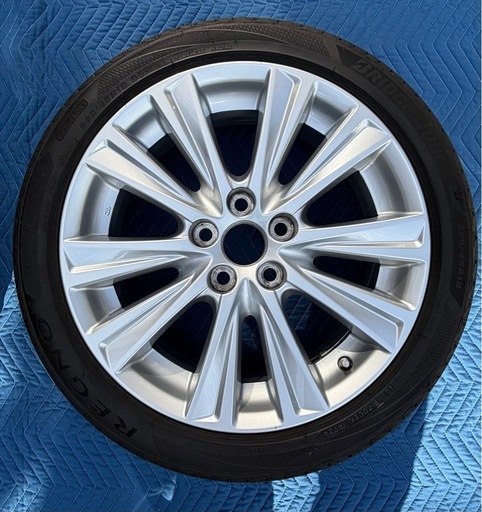 ガリ傷無し　トヨタ アルファード純正 18インチ　ブリヂストンレグノ225/45R18