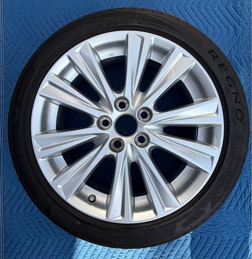 ガリ傷無し　トヨタ アルファード純正 18インチ　ブリヂストンレグノ225/45R18