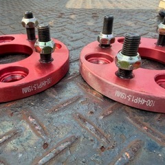 今日か明日限定 ワイトレ DURAX 厚さ15mm PCD100 4H ピッチ1.5の画像