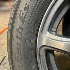 軽自動車用2024年製ノーマルタイヤとアルミホイール4本セットの画像