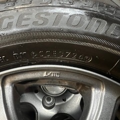 軽自動車用2024年製ノーマルタイヤとアルミホイール4本セットの画像