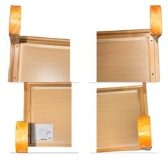 【美品・メンテ済】大和屋 ノスタ リトルデスク＆チェア セット ナチュラルの画像