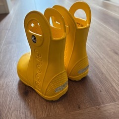 クロックス　レインブーツの画像