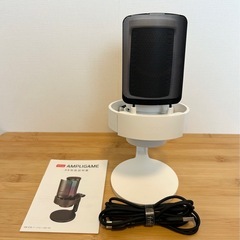 FIFINE コンデンサーマイク RGB配信 AMPLIGAME ホワイトの画像
