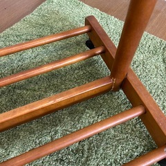 【リユース☆エコちょっぷ】木製　衣類ハンガー　の画像