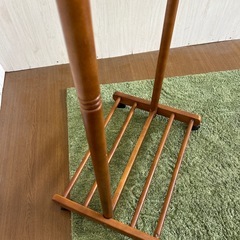 【リユース☆エコちょっぷ】木製　衣類ハンガー　の画像