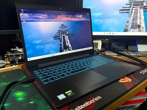 ノートパソコン Lenovo L340 Gaming Windows11 25H2 CPU i7-9750H GTX1050 メモリDDR4 16GB SSD480GB+SSHD1TB