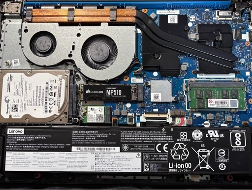 ノートパソコン Lenovo L340 Gaming Windows11 25H2 CPU i7-9750H GTX1050 メモリDDR4 16GB SSD480GB+SSHD1TB