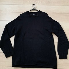 ★ZARA⭐︎ 長袖ニット 黒色(XL)の画像