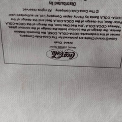 【新品】コカコーラ　ベンチシートの画像