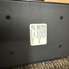 ニトリ LEDデスクライト PIAZZA C-1 BK ブラック 7.3W 4500K-5500K スリムタイプの画像