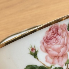 A8069【ババリア アラベラ】透かしレース カップ＆ソーサー 薔薇 1客の画像