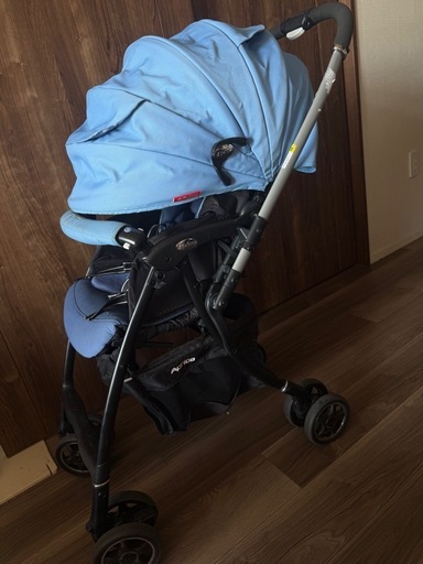 Aprica  アップリカ　AB型　ベビーカー　ブルー