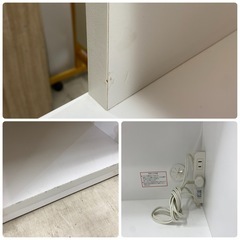 📣中古家具は朝霞市の当店へ‼️　ニトリ　SORREL ソレル　食器棚　キッチンボード　白　ホワイト　幅120×奥43×高191cm　朝霞市　リサイクルショップ　ケイラック朝霞田島店　志木市　和光市　GM522の画像