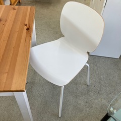 坂2602-741 IKEA ダイニングテーブル 椅子1脚セット ※バラ売り不可 キズ汚れ有りの画像