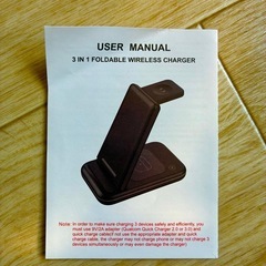 ワイヤレス充電器　　3 IN 1の画像