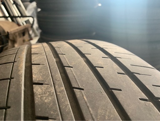 エクストレイル外し　225/65R17 22年製ヨコハマサマータイヤ　純正ホイール付き4本セット