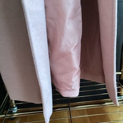 LILY BROWN フード付きピンクロングコート リリーブラウンの画像