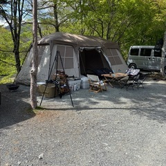 キャンプ　テント　の画像