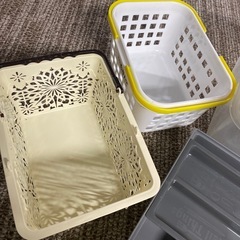 キッチン　収納用品セットの画像