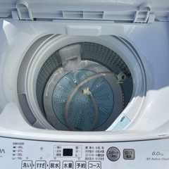 S-55 AQUA 6K　全自動電気洗濯機の画像