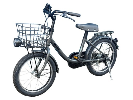 ◯美品 ブリヂストン ビッケ 子供用自転車 16インチ 3〜6歳 BRIDGESTONE bikke m BKM16 ダークグレー 補