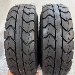 【新品・チューブ付】ジャイロ用タイヤ 130/90-6 2本セットの画像