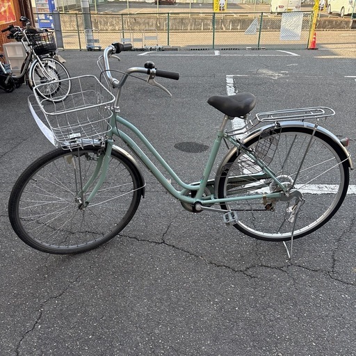 【ジャングル深井店】自転車 27インチ ミントグリーン 堺市 深井【FU104】