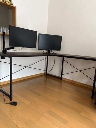 モニターとL時デスクセット　値下げ可