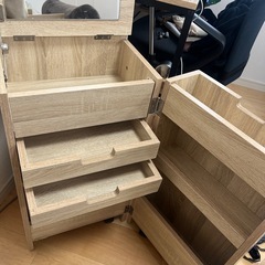 LOWYA  ワゴン式ドレッサー (2/28まで)の画像