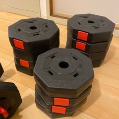 ダンベル　バーベルにも　合計40kgの画像