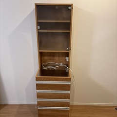 ステンレス天板 すき間収納庫の画像