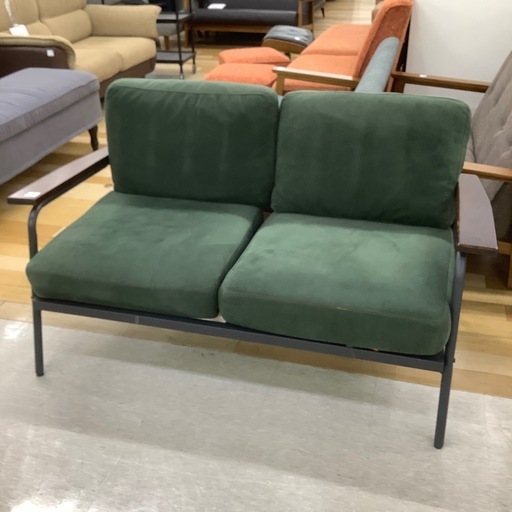 【お値下げしました！】2人掛けソファー　入荷しました。
