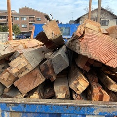 【大量】薪　木材　柱の画像