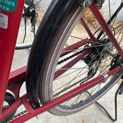 自転車　子供用椅子付の画像