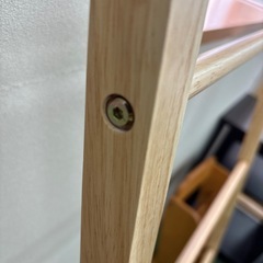 木製ラダーハンガー　ハンガーラック　スリム　インテリア　家具　　ラダーラックの画像