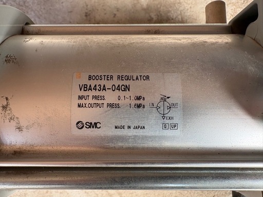 ⭐︎SMC エアータンク booster regulator 
コンプレッサーのサブタンクに⭐︎