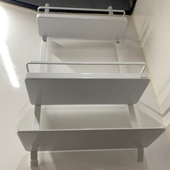 tower 山崎実業 レンジフード調味料ラック3段 の画像