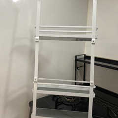 tower 山崎実業 レンジフード調味料ラック3段 の画像