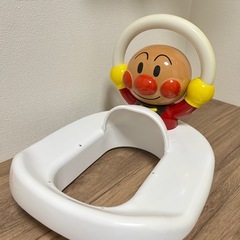 アンパンマン　おもちゃ　補助便座　ぬいぐるみの画像