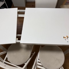 ダイニングテーブル✳︎チェアセットの画像