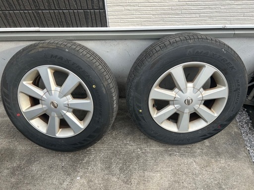 （値下げ）215/65/16  +エルグランド 純正ホイール　走行500キロ未満　