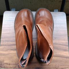 新品 24.5cm レディース ブーツ ブラウン 厚底 シューズ 識別番号:【B015-S】の画像