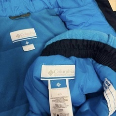 コロンビア　Columbiaスキースノーボードウェア　上下セット100キッズ　子供用  の画像