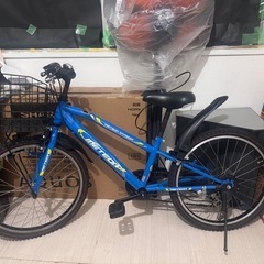 【引取限定・大阪市西区】子供用自転車 METEOR STREAM 22インチ（2021年11月新品購入）の画像