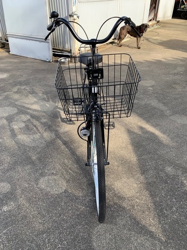 ママチャリ黒❣️ 新学❣️入社❣️足に新車同
