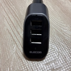 決定)ELECOM USB シガーソケット　の画像
